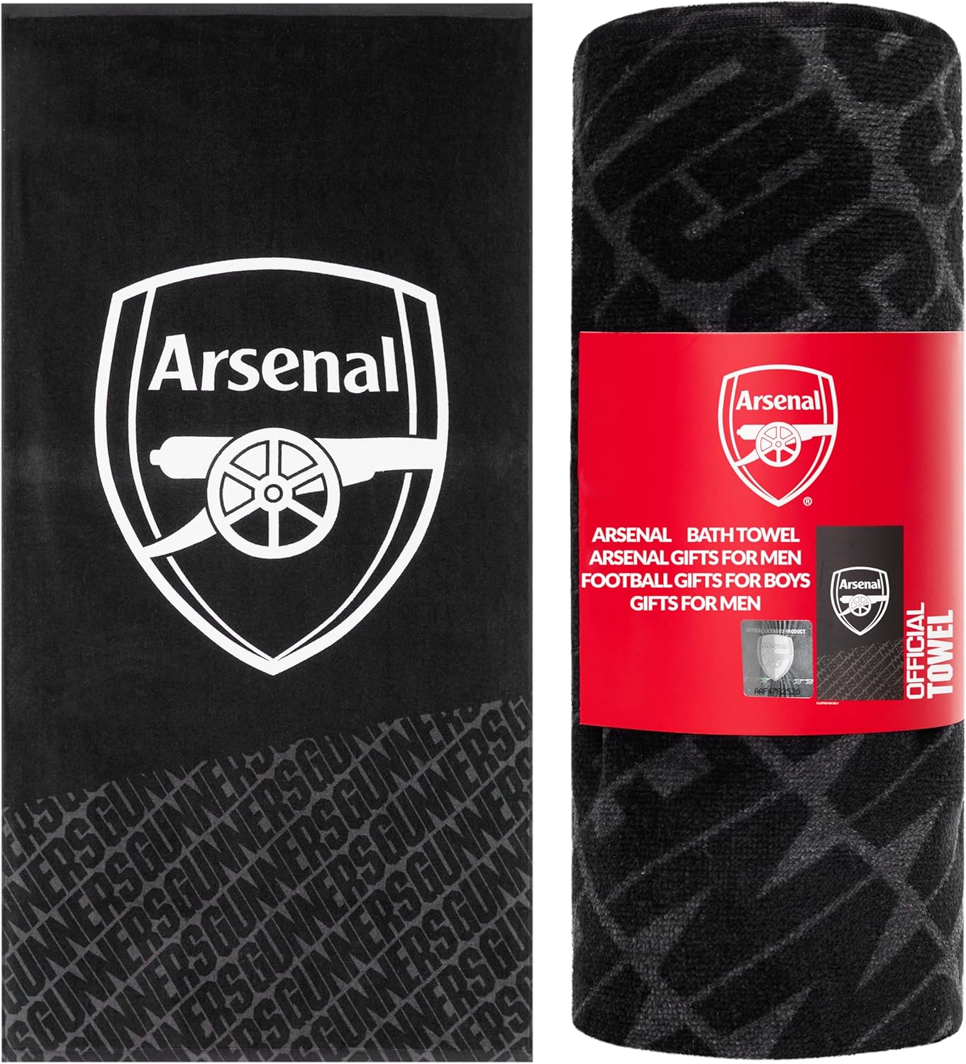 Arsenal FC Beach Towel 54x27 100 Cotton Quick Dry 1