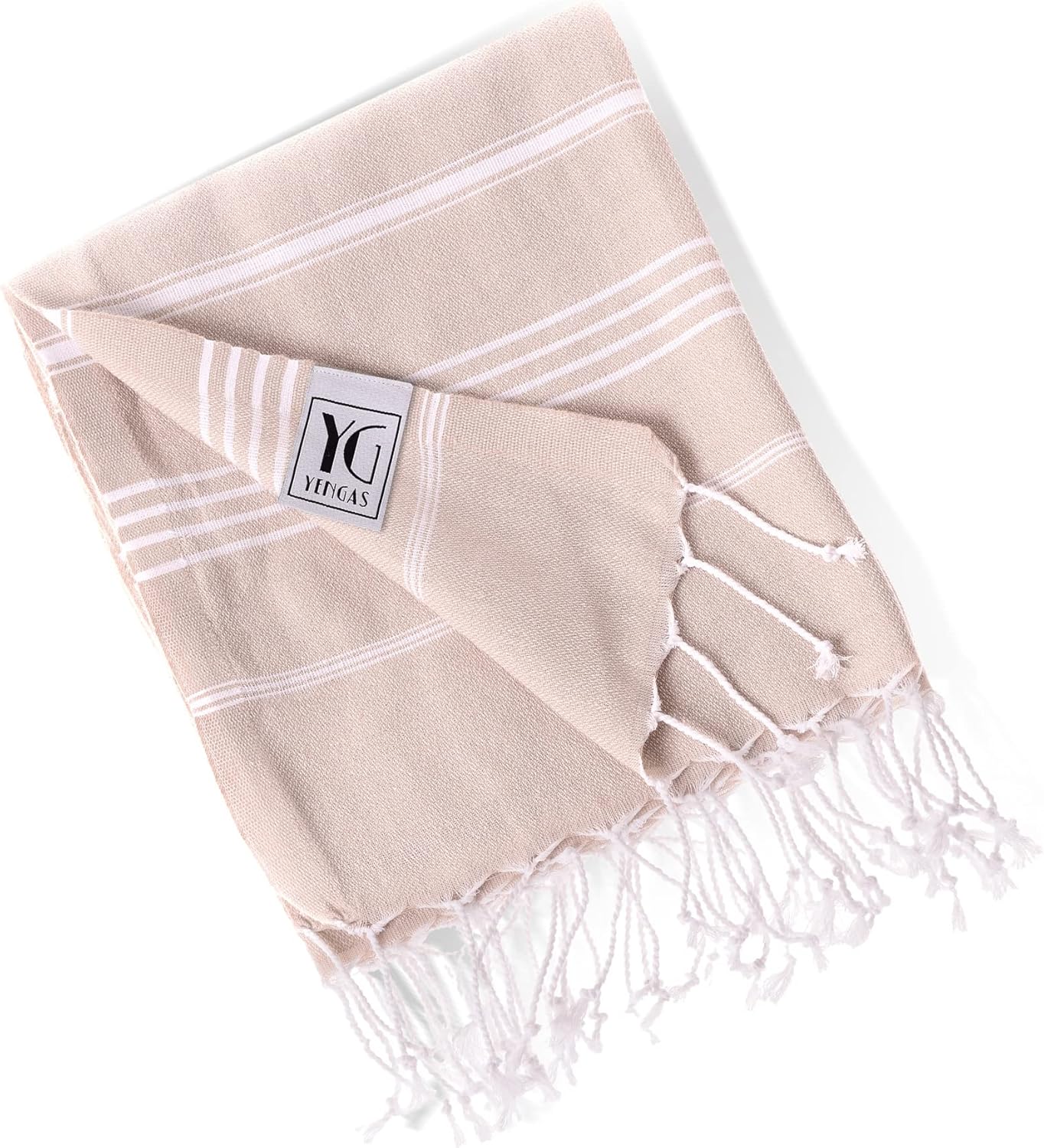 YENGAS Turkish Beach Towel XXL 37x70 Inch