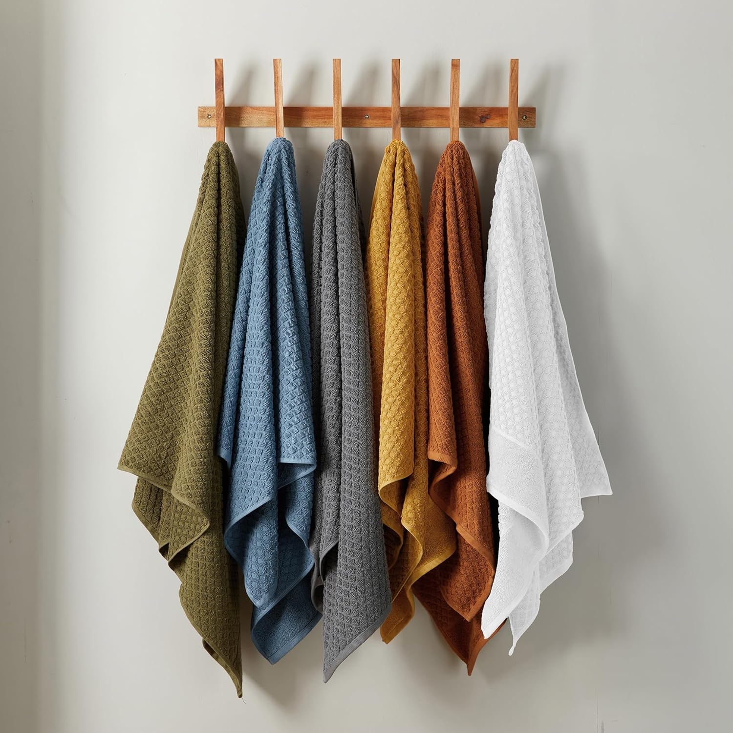 Great Bay Home Mocha Brown Towel Set - 6 Piece
