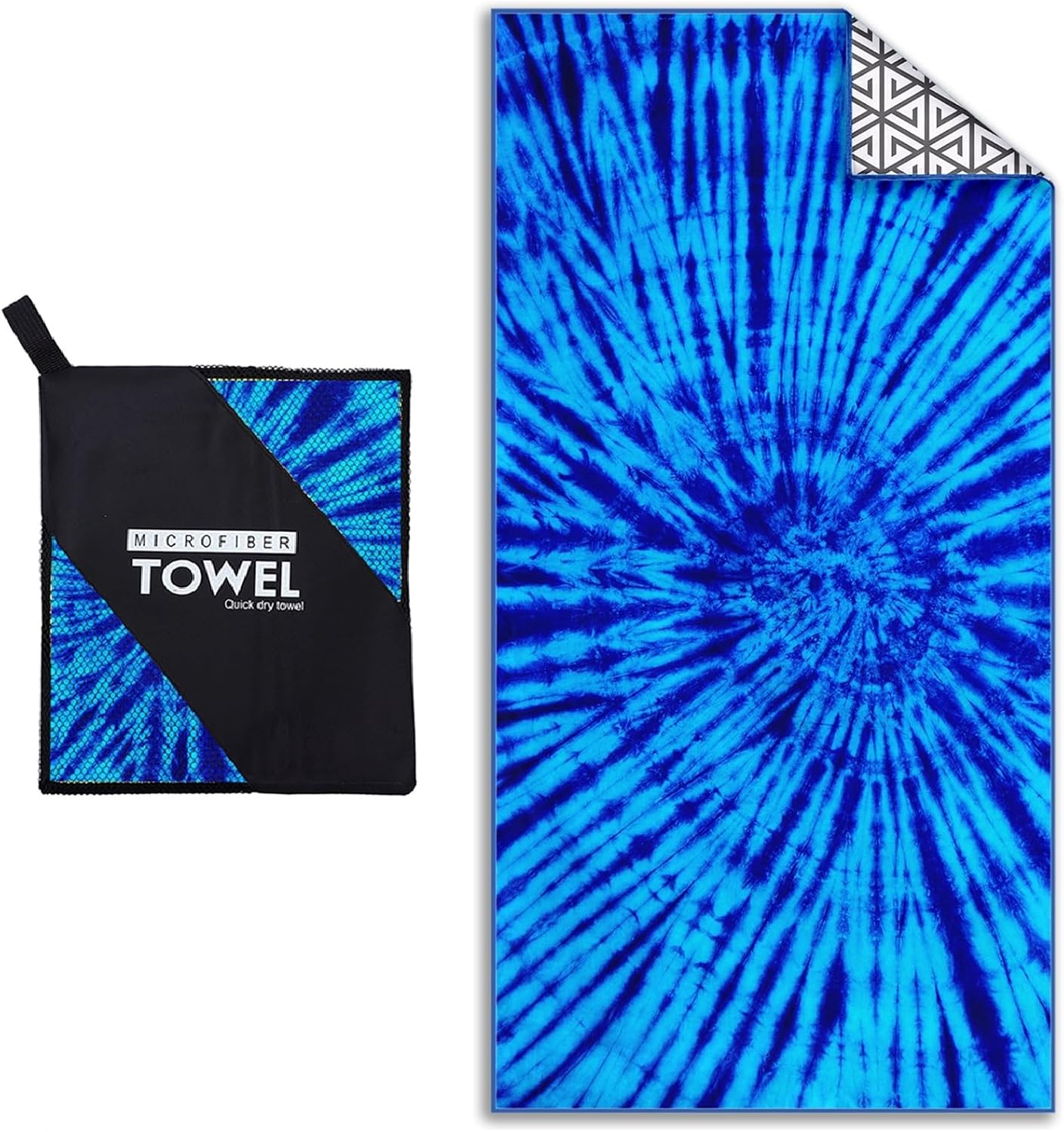 PILIFALA Microfiber Beach Towel - 71x32 Lightweight Sand Free Quick Dry