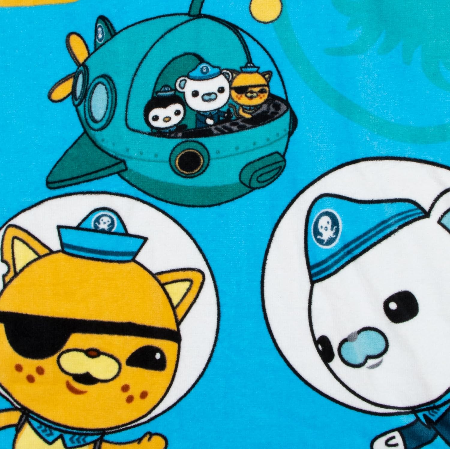 Octonauts Towel Poncho for Kids One Size Blue