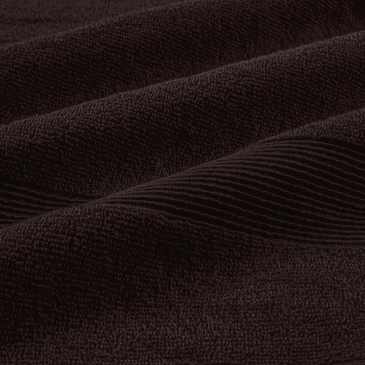 Belizzi Home 4 Pack Bath Towel Set Chocolate Brown 27x54