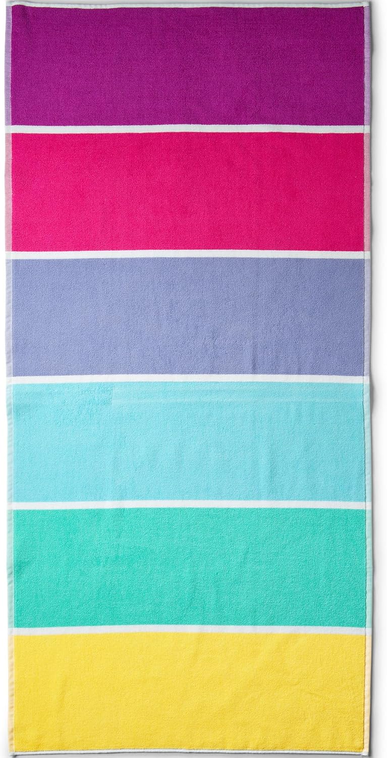 Lands End Kids Cabana Stripe Beach Towel