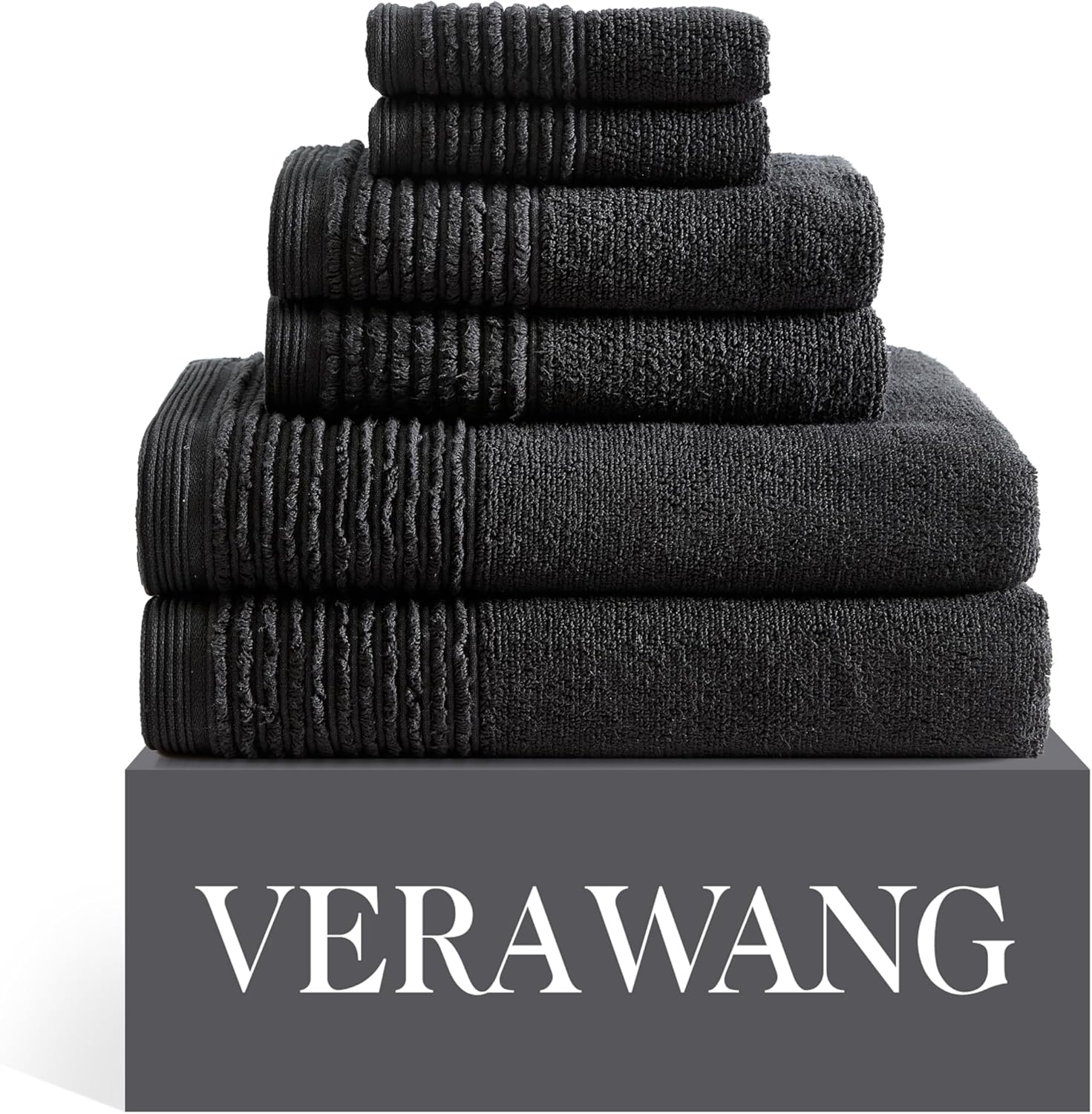 Vera Wang Bath Towels 6-Piece Set Oeko-Tex Certified