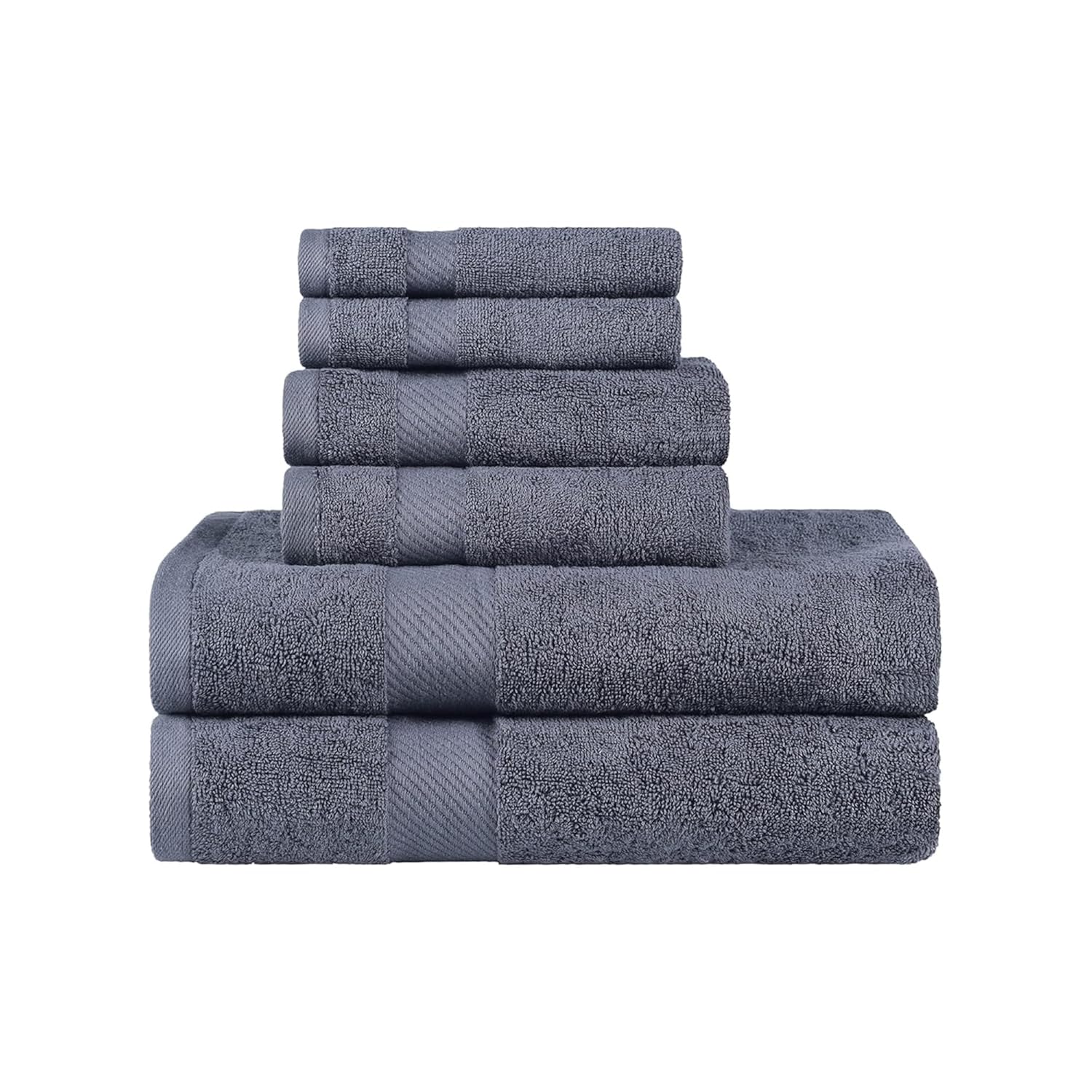 SUPERIOR Kendell 6 Piece Egyptian Cotton Towel Set