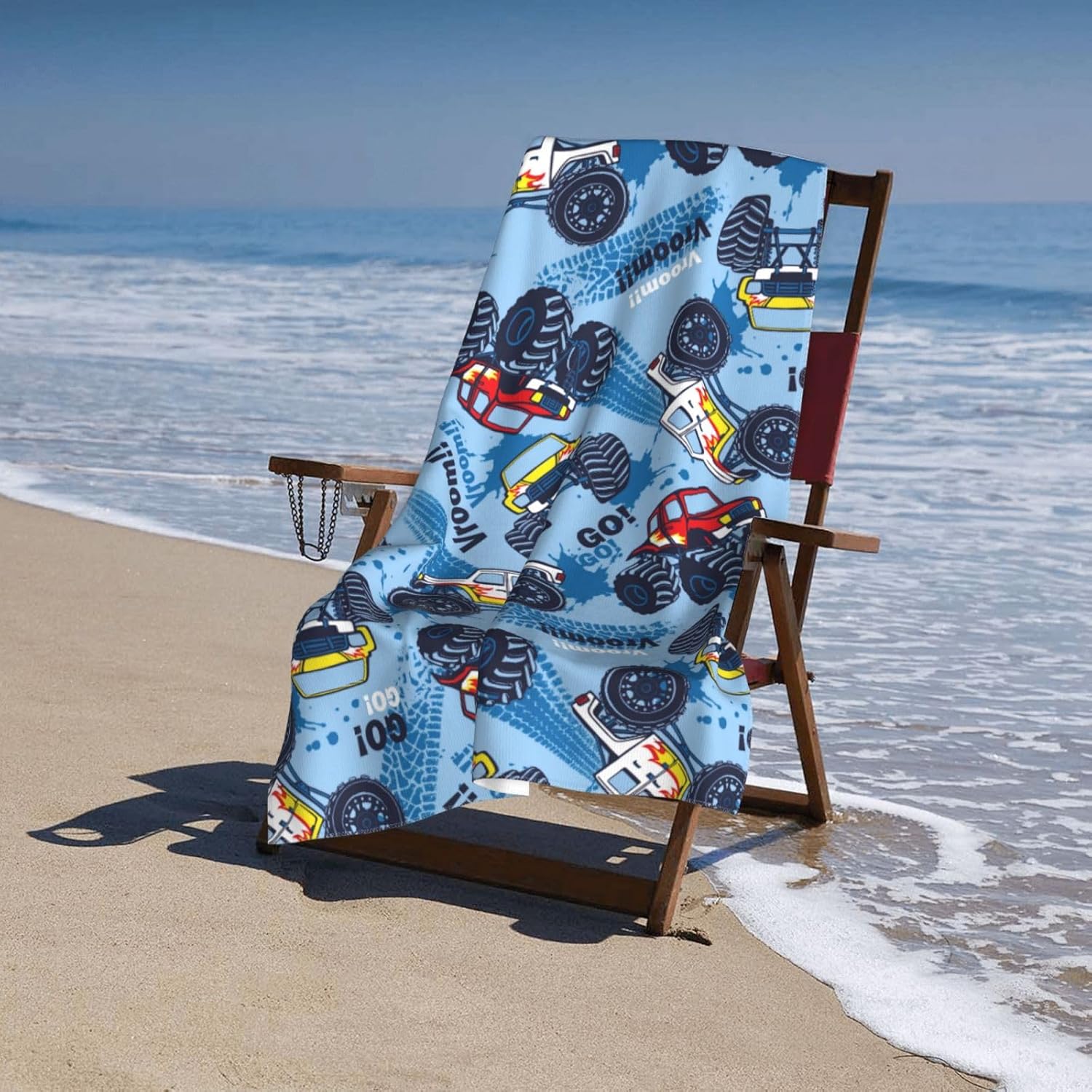 HKHEHOP Monster Cool Beach Towel