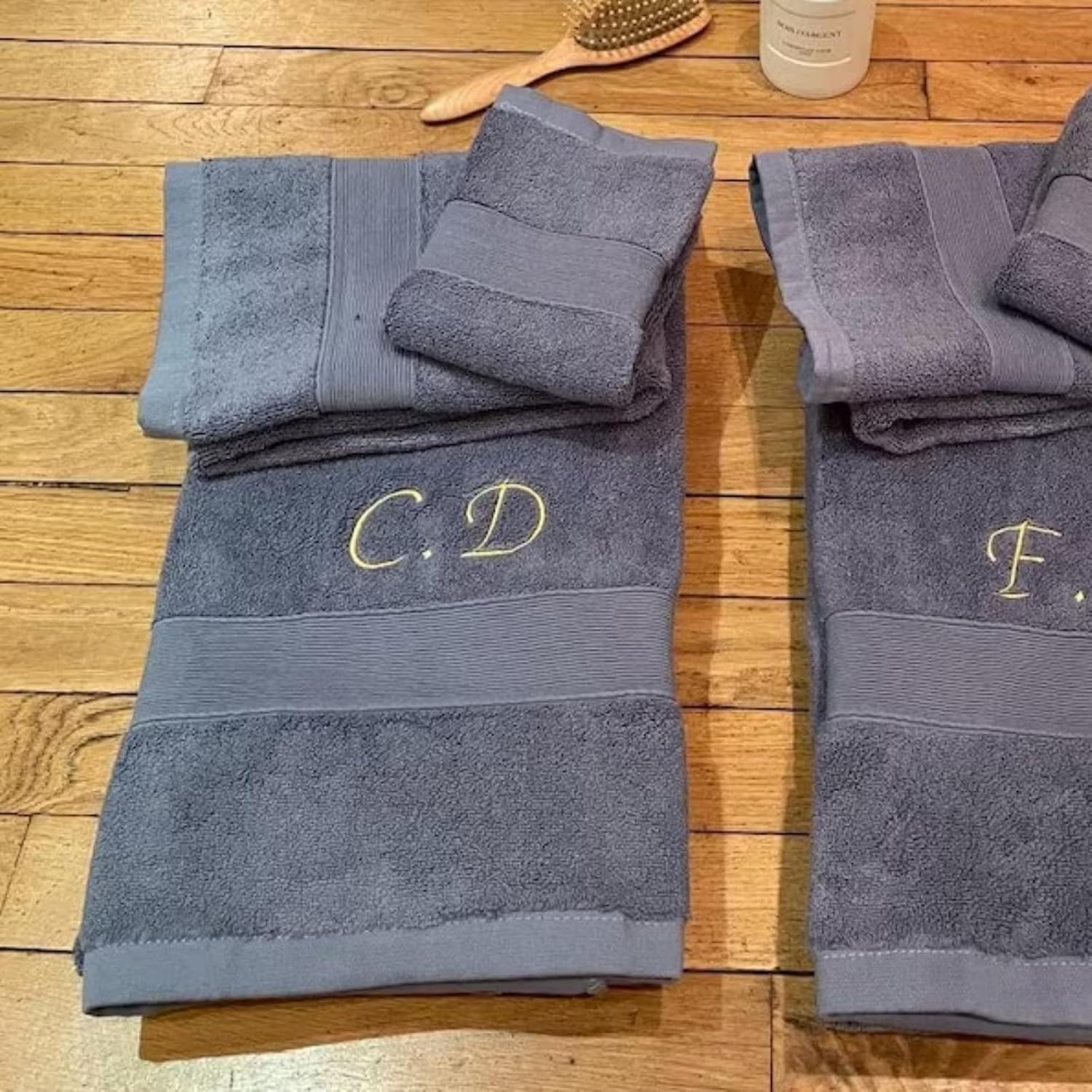 ZYMECH Personalized Embroidered Beach Towel with Custom Name