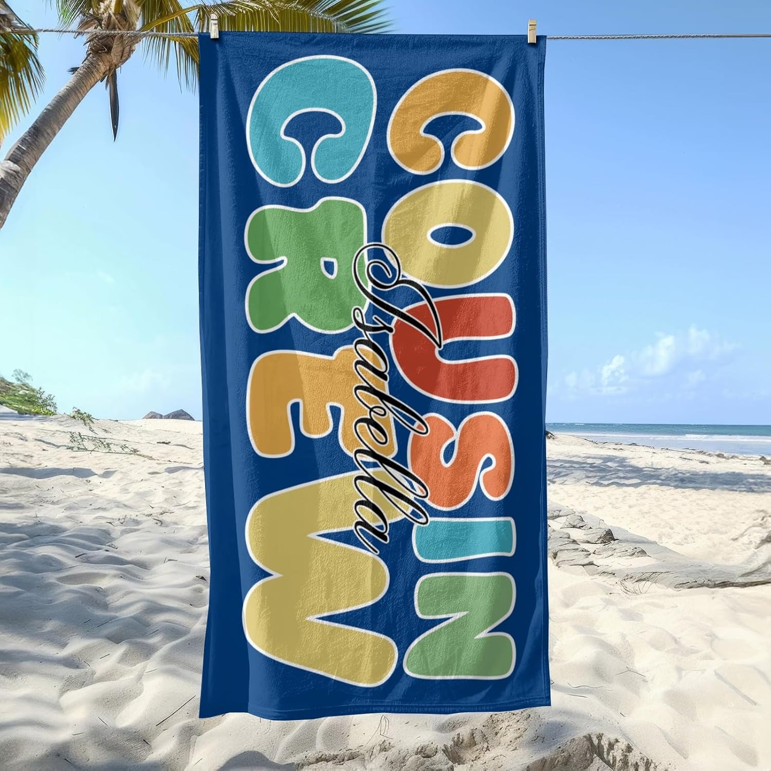 Personalized Beach Towels for Kids with Names