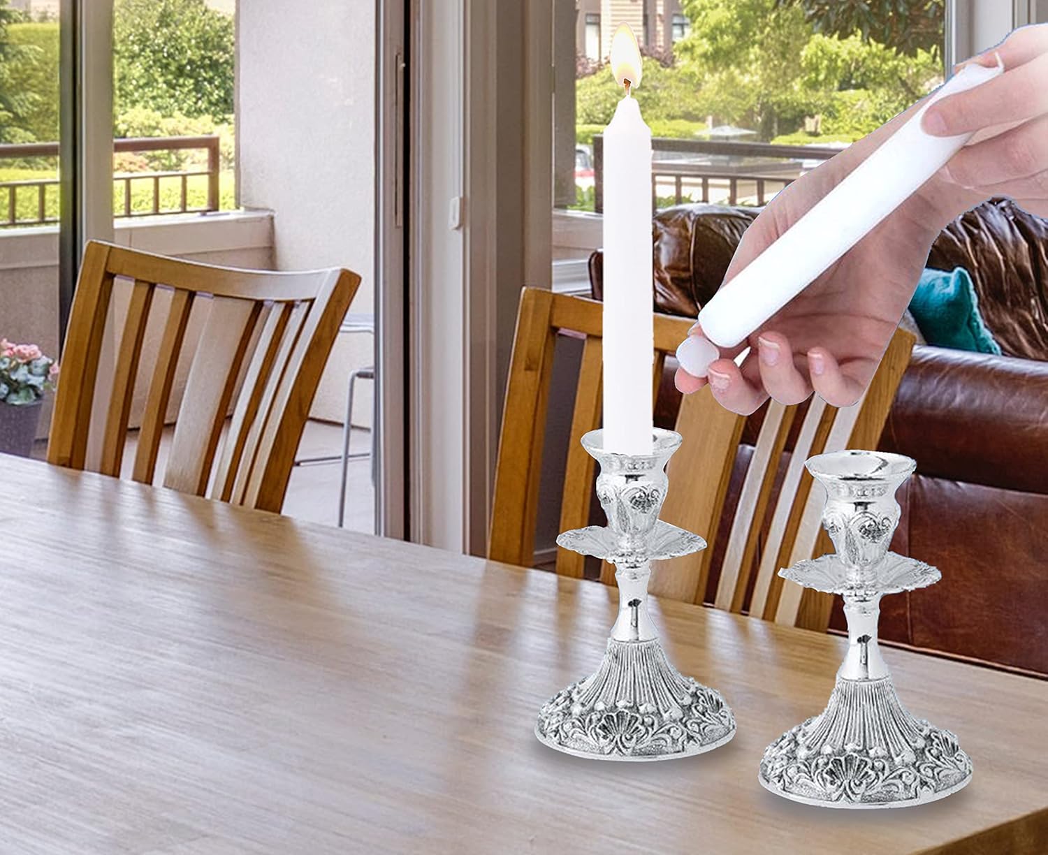 Ner Mitzvah Candle Sticky Dots - 48 Dots 1