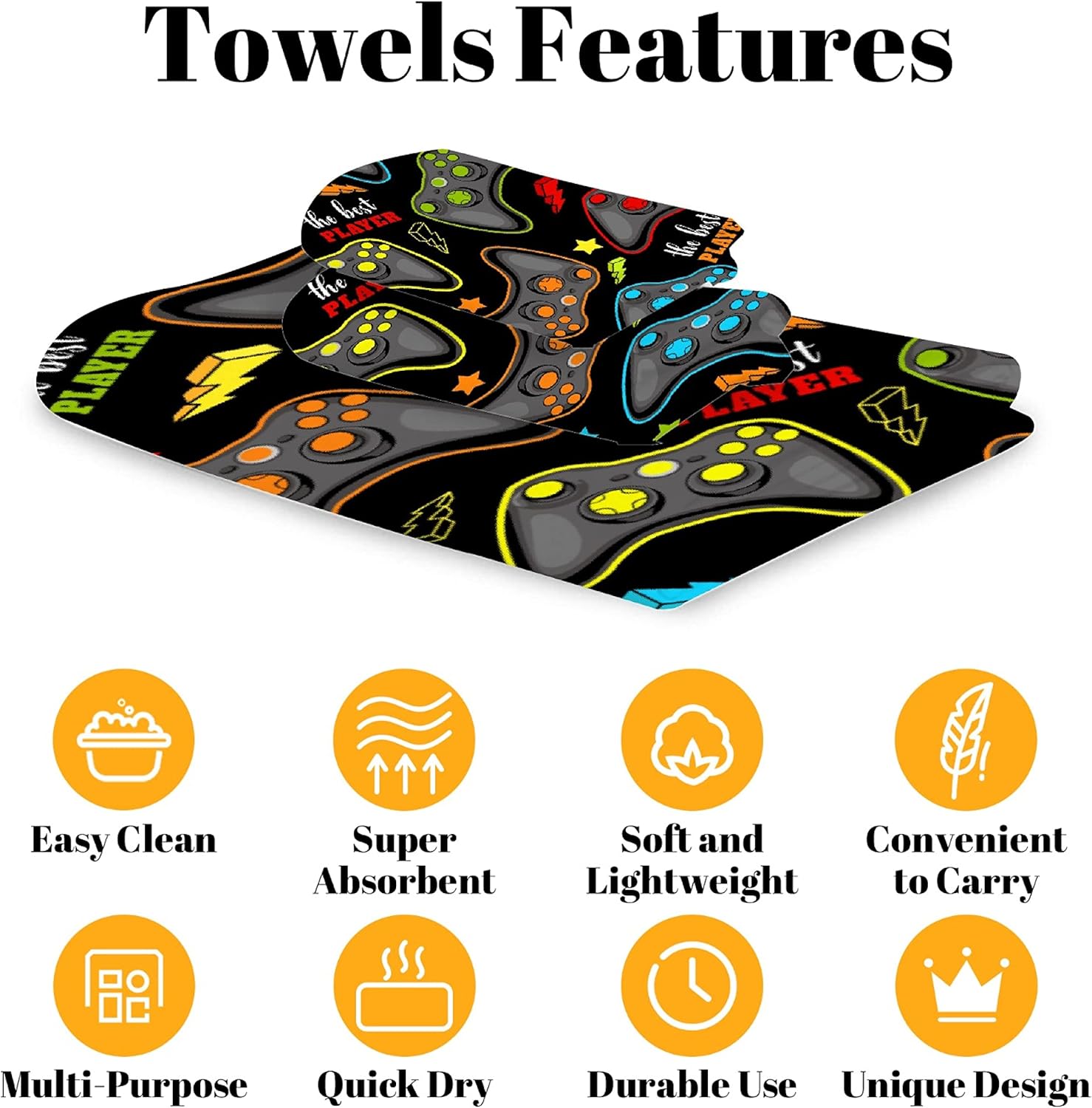 Tamonten 3 Piece Towel Set Soft Absorbent