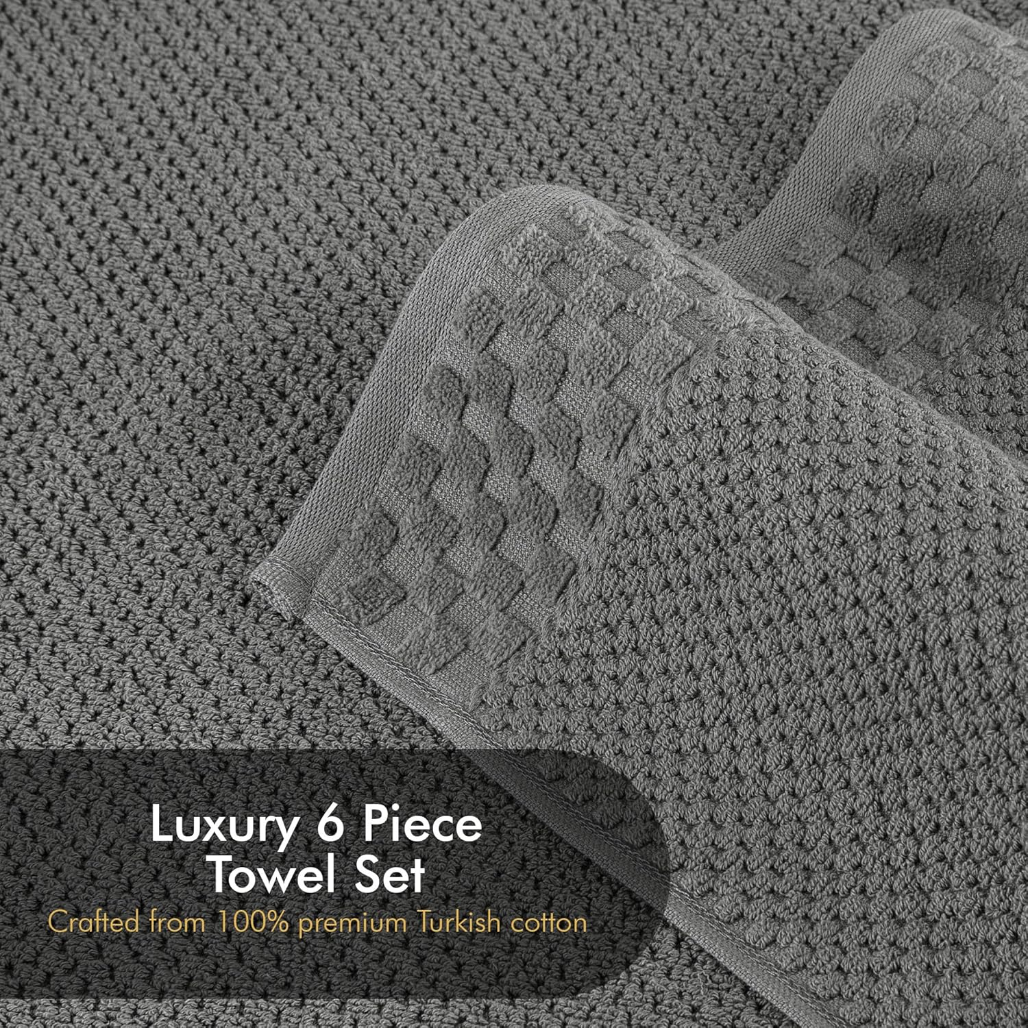 Classic Turkish Towels CTT - 6 Piece Luxury Set