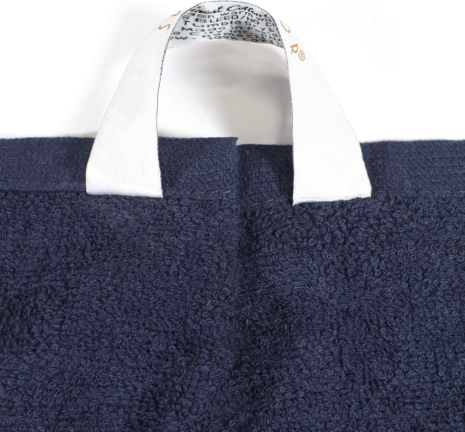 Superior 18-Piece Cotton Towel Set Navy Blue