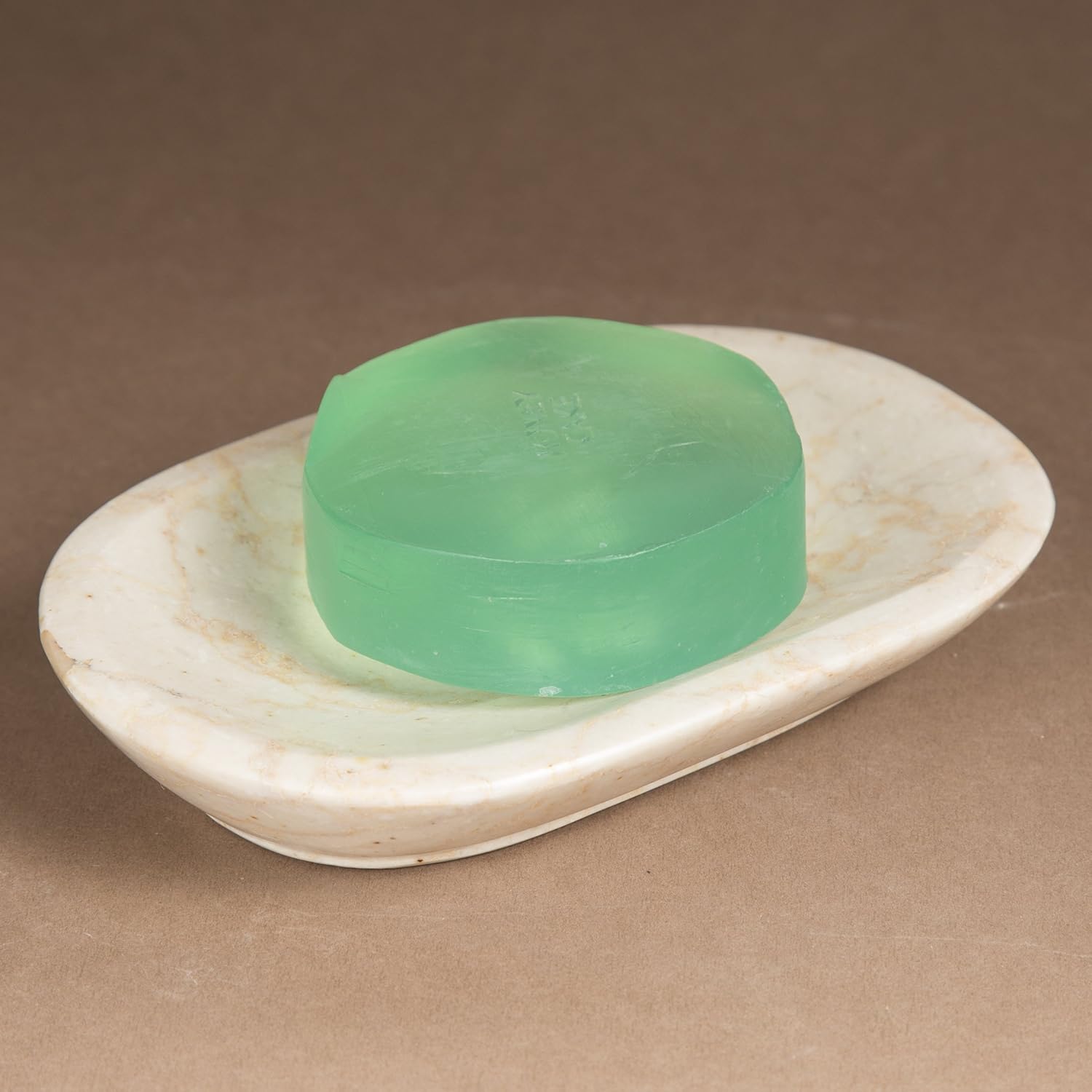 Creative Home Natural Champagne Marble Soap Dish Holder