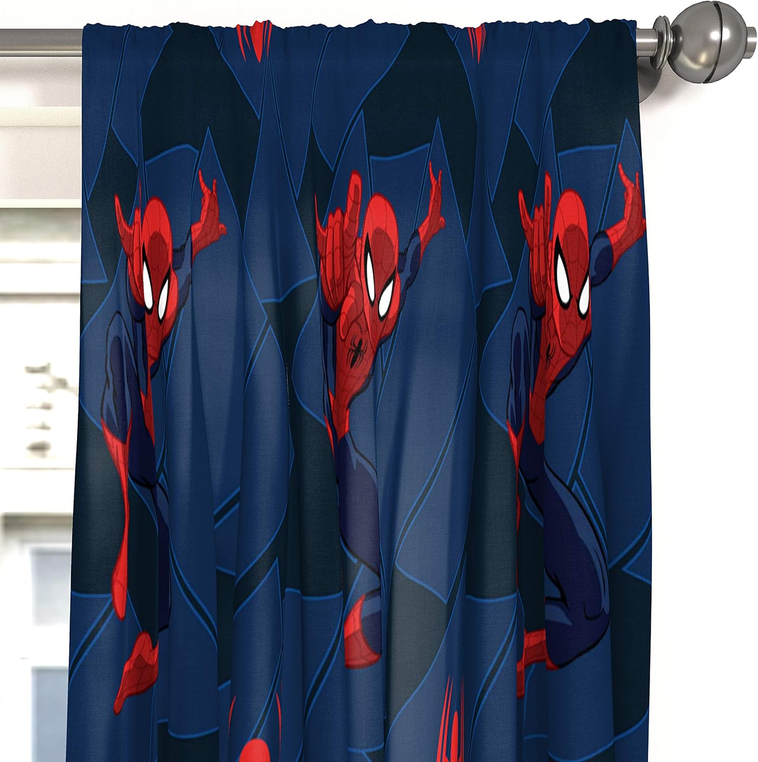 Jay Franco Marvel Spiderman Curtain Panels 4 Piece Set 1