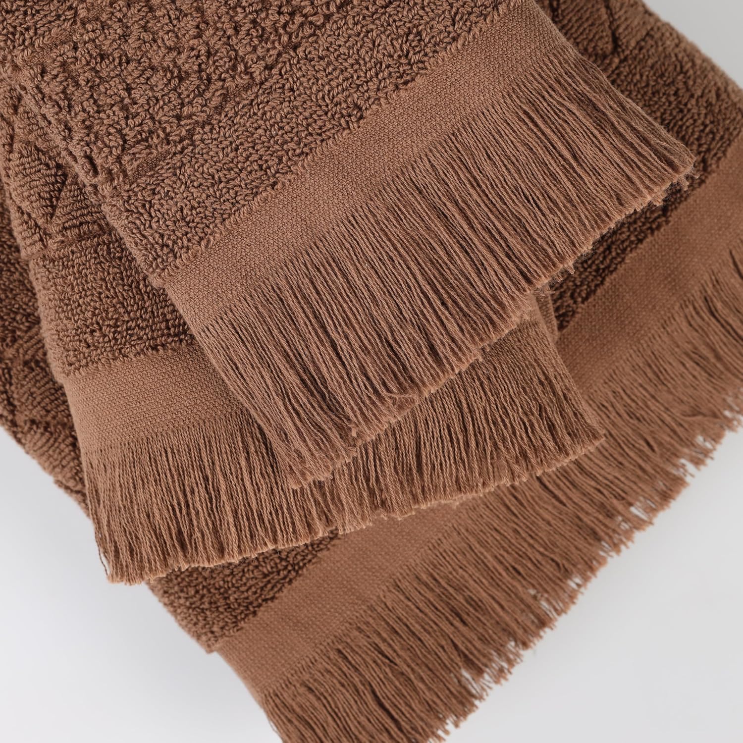 Superior Cotton 3-Piece Towel Set Chocolate