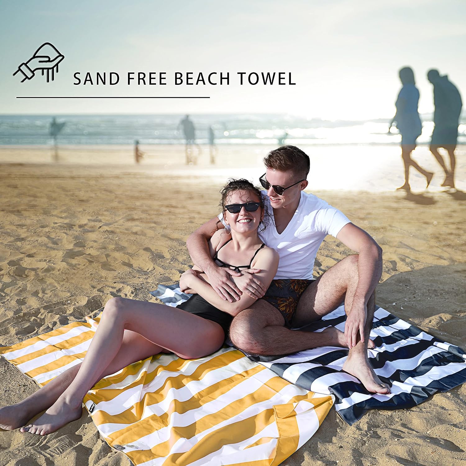 Your Choice Microfiber Beach Towel - Sand-Free Quick-Dry Lightweight