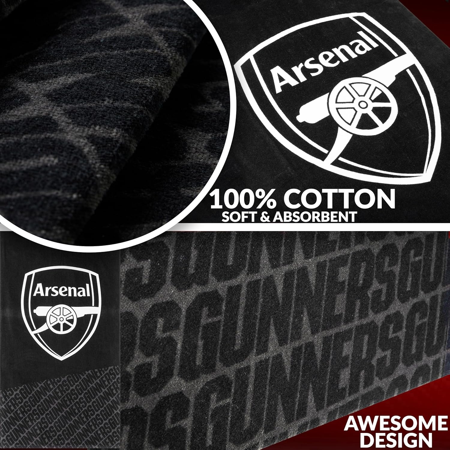 Arsenal FC Beach Towel 54x27 100 Cotton Quick Dry 1
