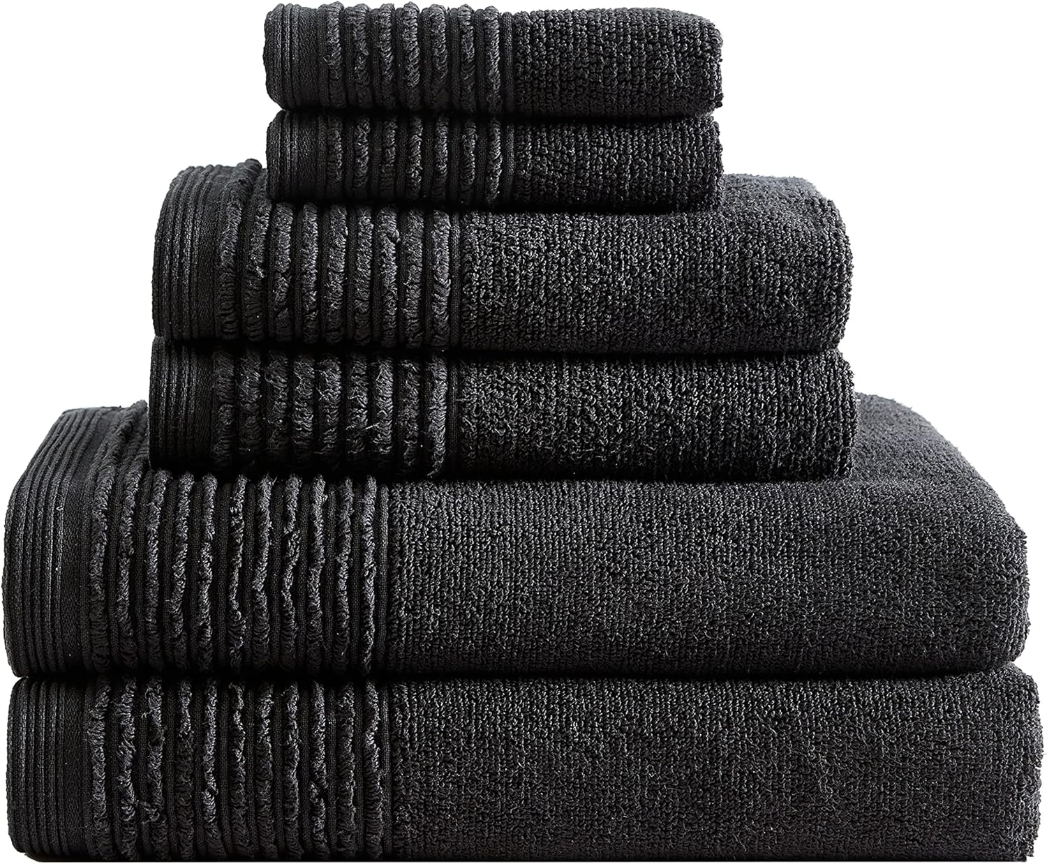 Vera Wang Bath Towels 6-Piece Set Oeko-Tex Certified
