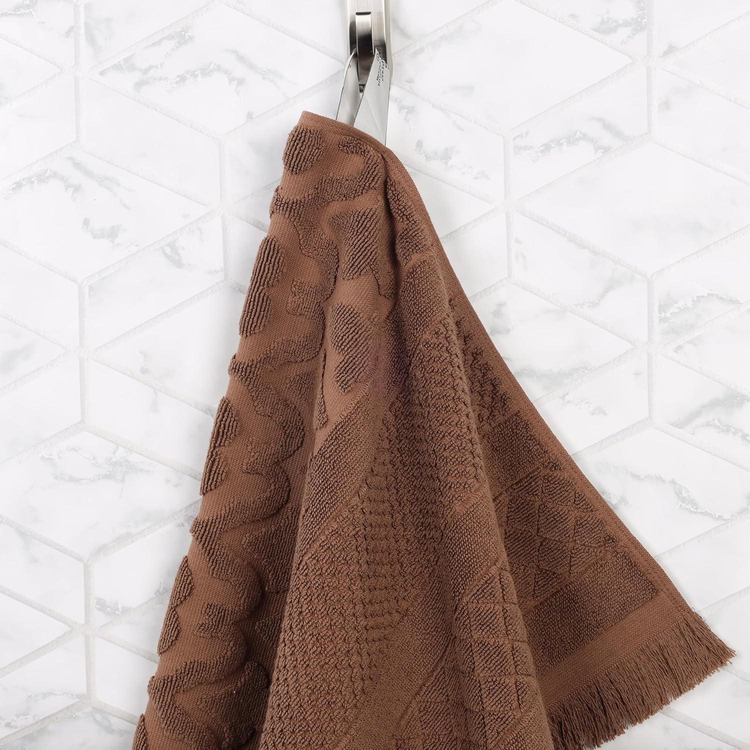 Superior Cotton 3-Piece Towel Set Chocolate