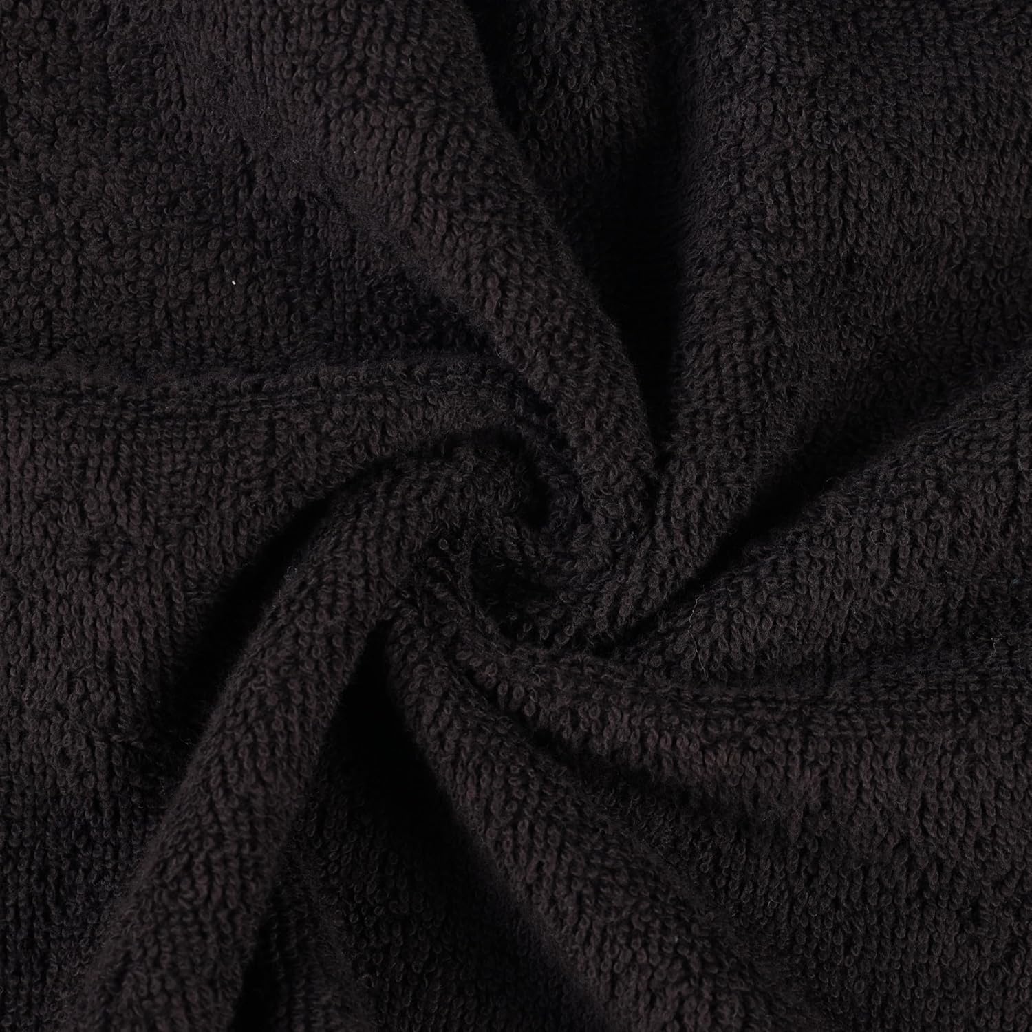 Superior Eco-Friendly Cotton 4-Piece Bath Towel Set - Black
