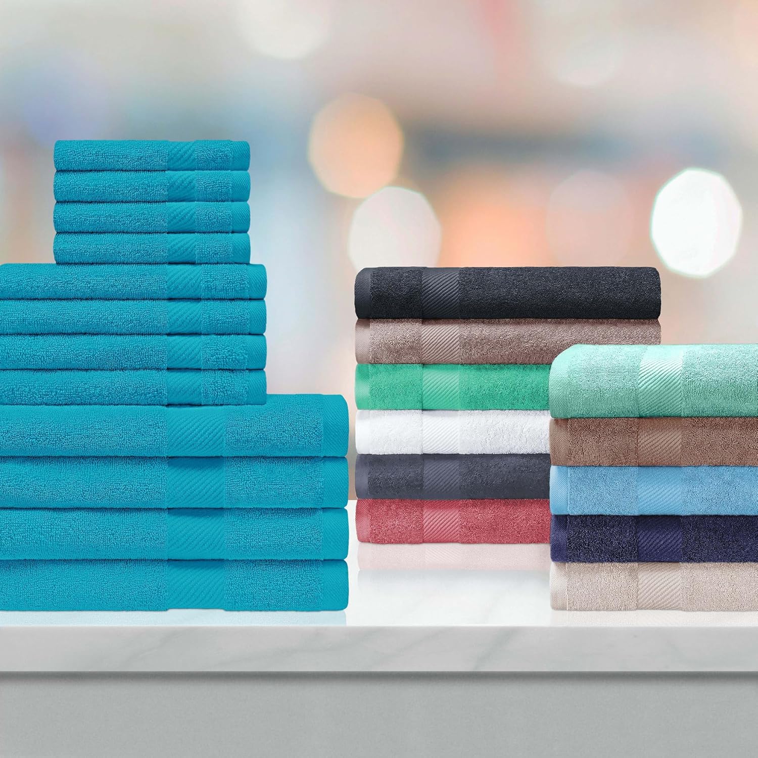 SUPERIOR Kendell 6 Piece Egyptian Cotton Towel Set