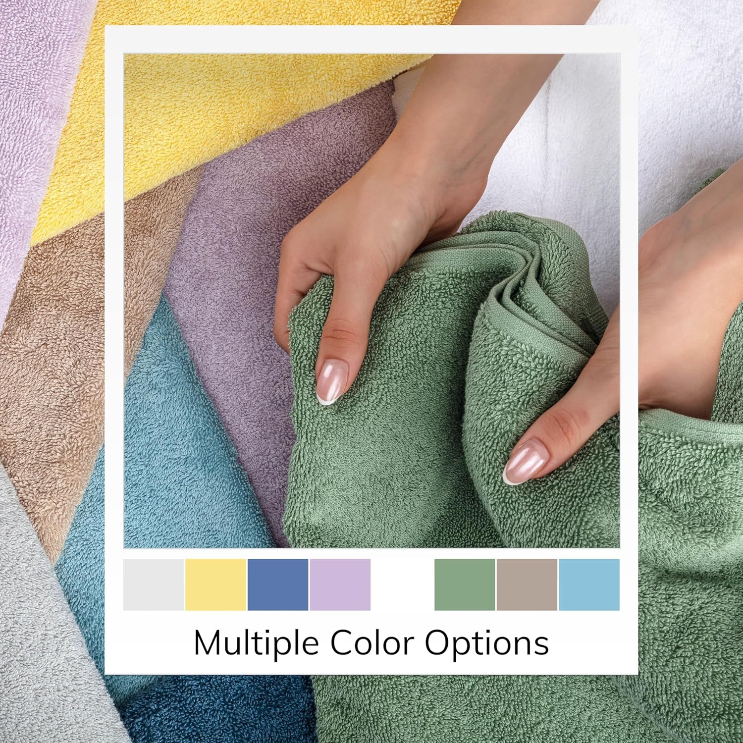 TEXTILOM 6 Pcs Bath Towel Set Hotel and Spa Quality
