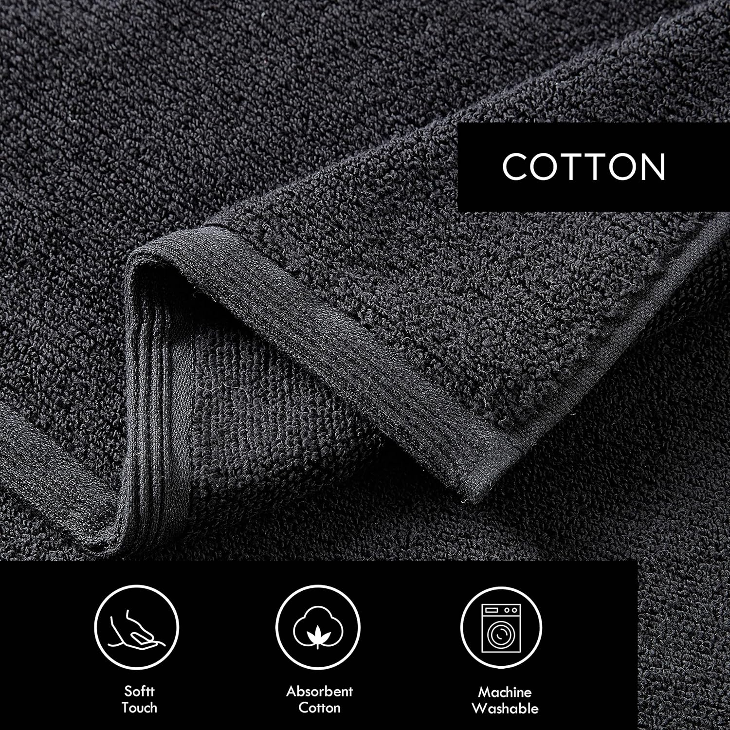 Vera Wang Bath Towels 6-Piece Set Oeko-Tex Certified